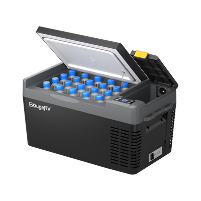 BougeRV CR Pro ポータブル冷蔵庫|バッテリー内蔵可能・急速冷凍 20L